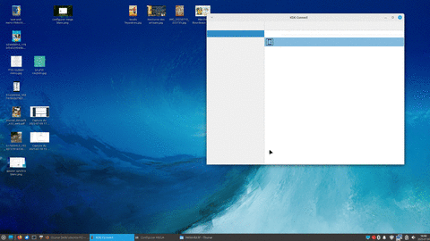 ubuntu 24.04, kdeconnect blanc