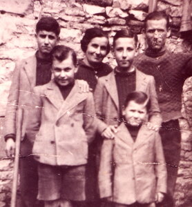 Famille Durocq, 1946_Papa_James_Mémé_Gilbert_Louis_Pépé_Durocq_1200_100_C
