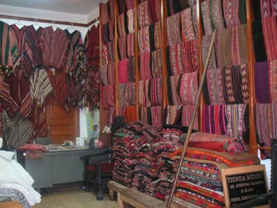 2003 2005 Pérou, tienda museo