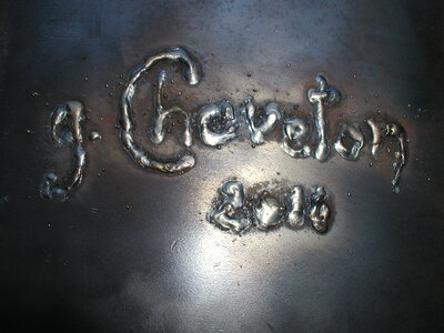 Sculptures, signature soudure 2011 00002