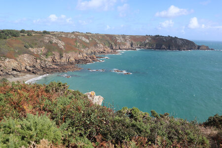 2025_09_11 Guernesey de St Peter Port à Torteval, IMG_0656_La pointe de Jerbour depuis Le Portelet