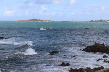 2025_09_12 Guernesey de Torteval à Port Soif, IMG_0694_La pointe et l’île de Lihou depuis le Portelet