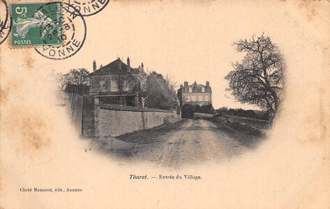 Entrée du village, Entre e du village co te  Girolles-1910av
