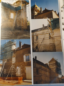 Ecole et logement (cliquer pour en voir plus), LOGEMENT-2003-Travaux salle des fe tes et logement-2