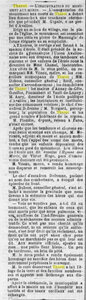 Monument aux morts - article inauguration, MONUMENTS AUX MORTS-article inauguration-La Revue de l’Yonne-3 mai 1923