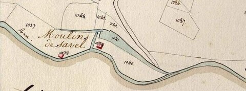Moulins de Blanlhac et d'aval, Moulin de Savel
