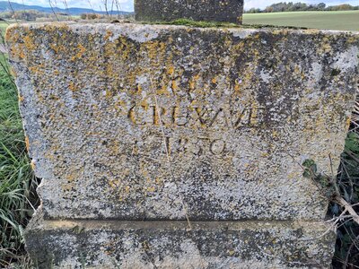 Croix Pré Damblanche (cliquer pour en voir plus), CROIX-Croix Pre  Damblanche-2025-date1850