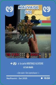 Nespanini, 13 - mauvaise foi