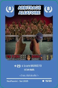 Nespanini, 15 - arbitrage aleatoire