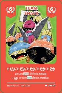 Nespanini, 20 team snack