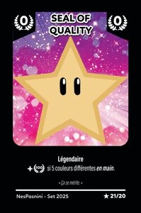 Nespanini, 21 SEAL OF QUALITY