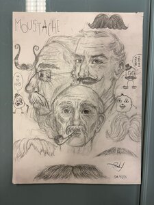 Inktober 2025, Moustache  2 