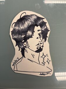 Inktober 2025, Moustache  1 