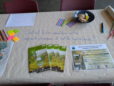 Photos réunion participative actualisation des sentiers d'interprétation du marais de Saône, PXL_20251105_132953428
