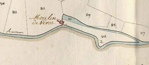 Moulins de Blanlhac et d'aval, Moulin-de-Veros