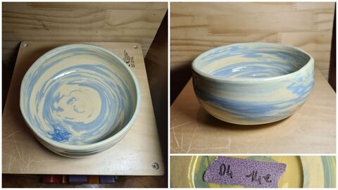 Les Monts s'emmèlent - Poterie Florence Malo-Perold, D4 - petit bol - 14&euro;