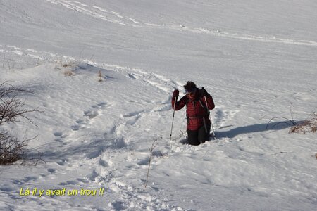 Raquettes dans le Dévoluy (Col de Darne ), IMG_1348