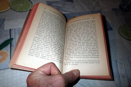 Réparation de livres, Le livre peut être ouvert et lu sans que la tranche se casse...