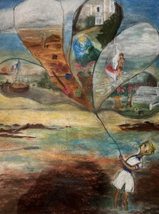 Cdessins, cerf-volant