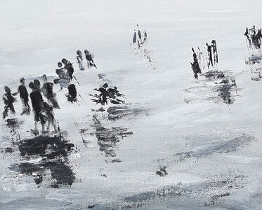 Cdessins, plage-N&B3