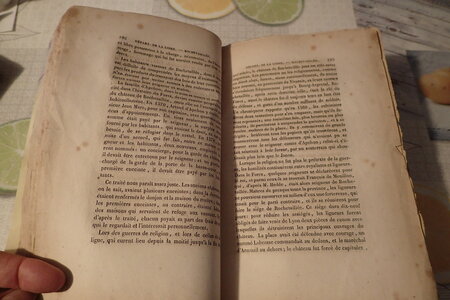 Réparation de livres, Les pages sont un peu rigides mais le livre peut être ouvert !