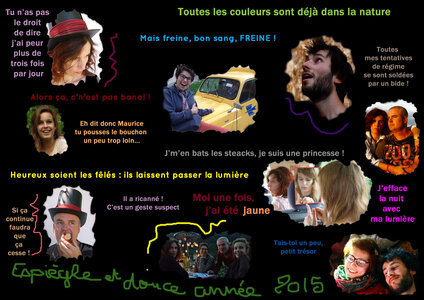 Cartes de voeux Gayet-Mahot , Voeux familles Gayet-Mahot 2015