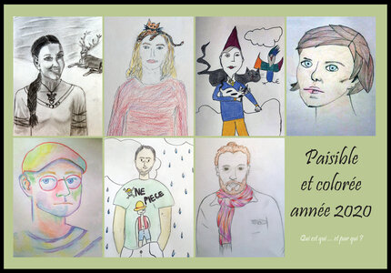 Cartes de voeux Gayet-Mahot , Voeux famille Gayet-Mahot 2020 OK