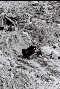 70', Le landau dans le trou des Halles 