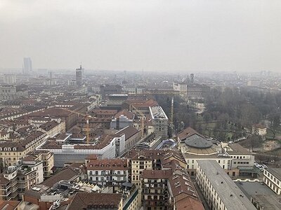 TURIN marsn2025, En haut du musée du Cinéma