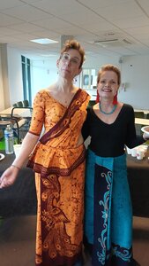 Sigiri Apsara, exposition de batiks de Prémalal De Silva, 20260312_174528