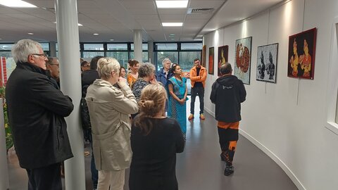 Sigiri Apsara, exposition de batiks de Prémalal De Silva, 20260312_183516