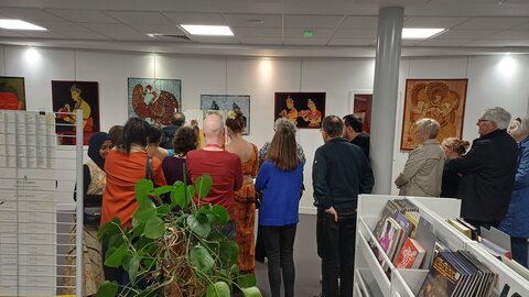 Sigiri Apsara, exposition de batiks de Prémalal De Silva, 20260312_183547