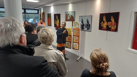 Sigiri Apsara, exposition de batiks de Prémalal De Silva, 20260312_183607