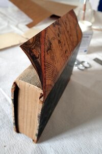 Réparation de livres, La tranche en cours de rénovation (1)