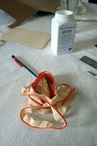 Réparation de livres, Du galon pour la tranche