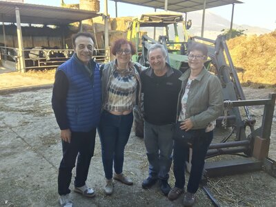 PONTECORVO AVRIL 2026 AVEC THIERRY BRIGITTE ET CLAUDE, THIERRY MOI MON COUSIN GUISEPPE ET BRIGITTE