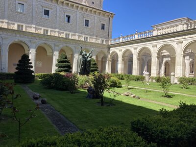 PONTECORVO AVRIL 2026 AVEC THIERRY BRIGITTE ET CLAUDE, ABBAYE DE MONTE CASSINO