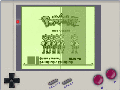 Captures d'écrans, Capture Pok&eacute;mon Glitch