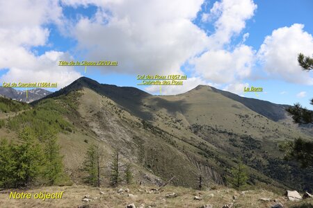 Circuit des Cabrettes, T&ecirc;te de la Clappe  Col de Roux  et Cr&ecirc;te de la Barre 009
