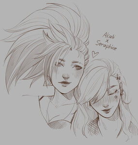Akali's lovers album, D-Seraphine-E9VLGbVXsAIIpGM