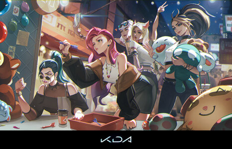 Akali's lovers album, E-Group-Evelynn-League-of-Legends-Seraphine-Kai&rsquo;sa-6249042