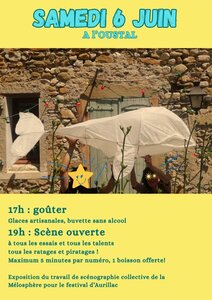 Affiches activités, sam 6 Juin l;Oustal Bourdeaux