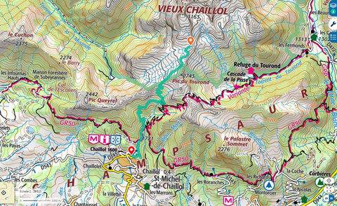 Chaillol-2026, Carte du Parcours