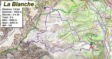 Sommet de la Blanche, La Blanche