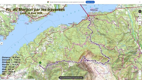 Pic du Morgon par les traverses, Pic du Morgon par les traverses