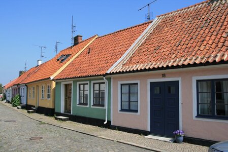 zz, 44-Simrishamn, maisons colorées