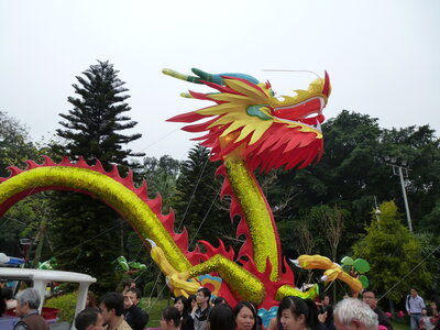 Guangzhou, Chine, Parc Yuexiu, festival des lanternes