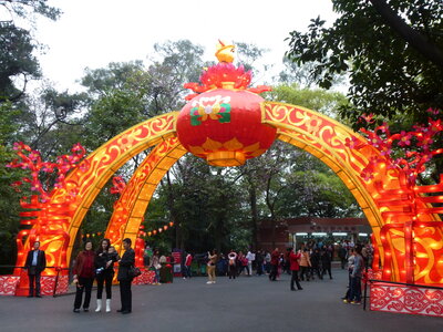 Guangzhou, Chine, Parc Yuexiu, festival des lanternes