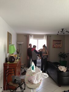 le départ (26/02/2013), Sac trop lourd !!!!!!  (25/02/2013)