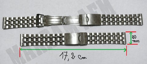 BRACELETS METALIQUES, 20 mm A